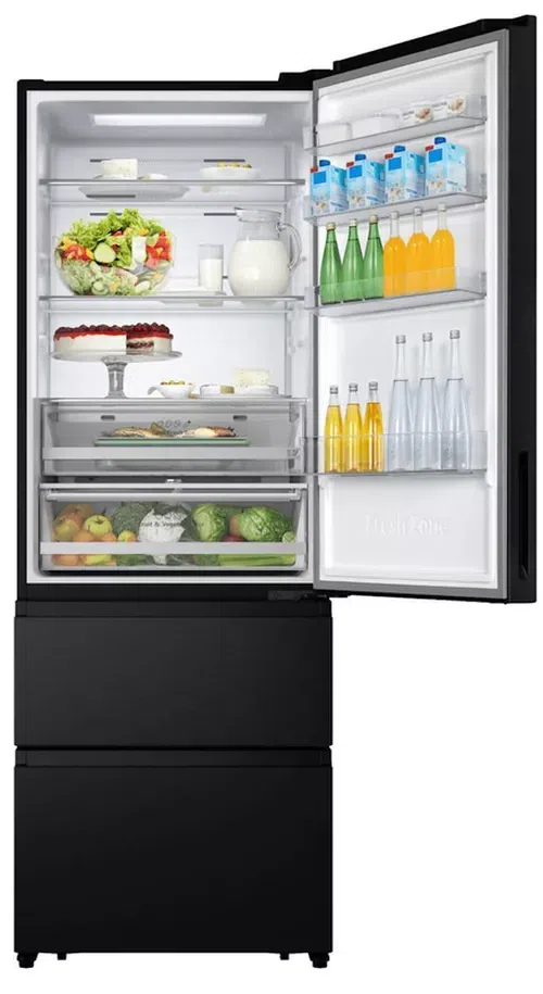 Холодильник Hisense RT641N4AFE1, Black 3