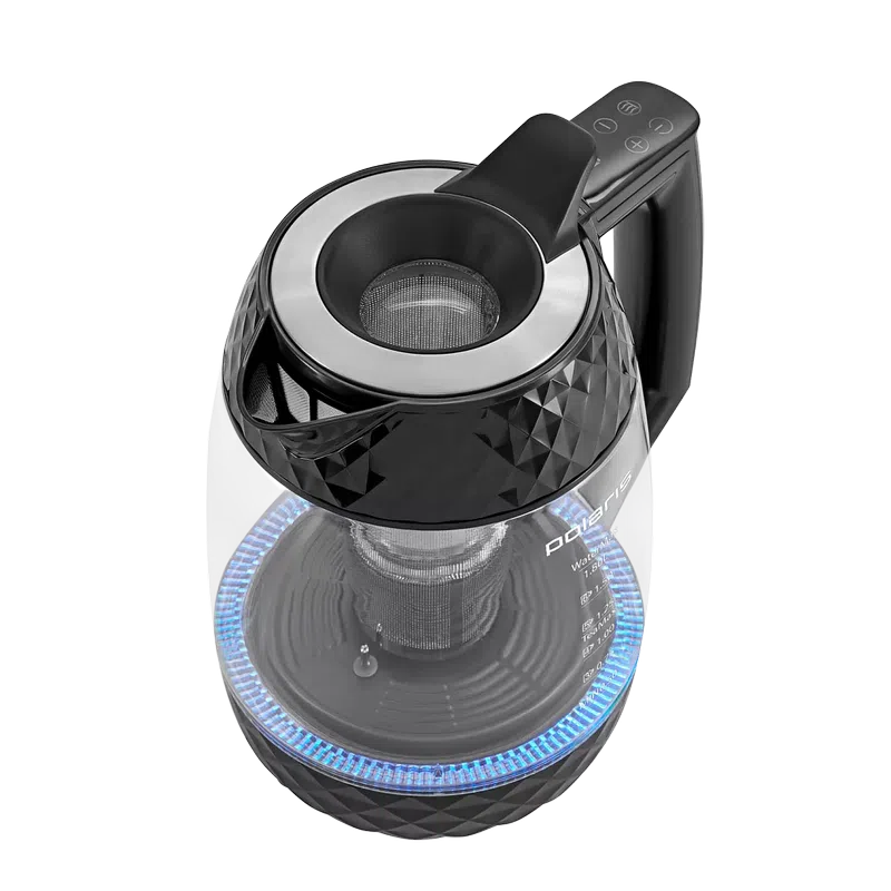 Fierbător de apa Polaris PWK 1823CGLD, Negru 4