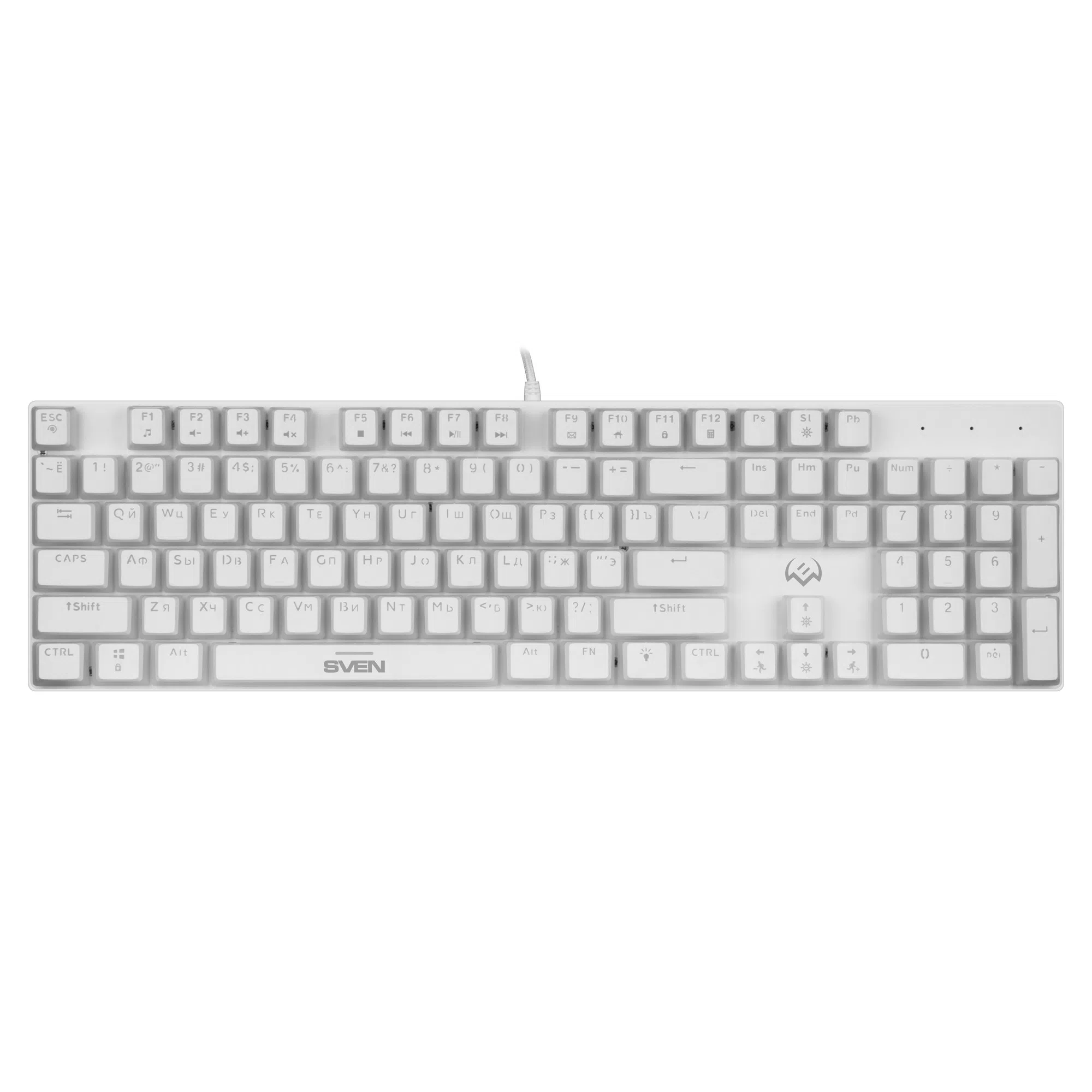 Игровая клавиатура SVEN KB-G9200 RGB, Белый 3