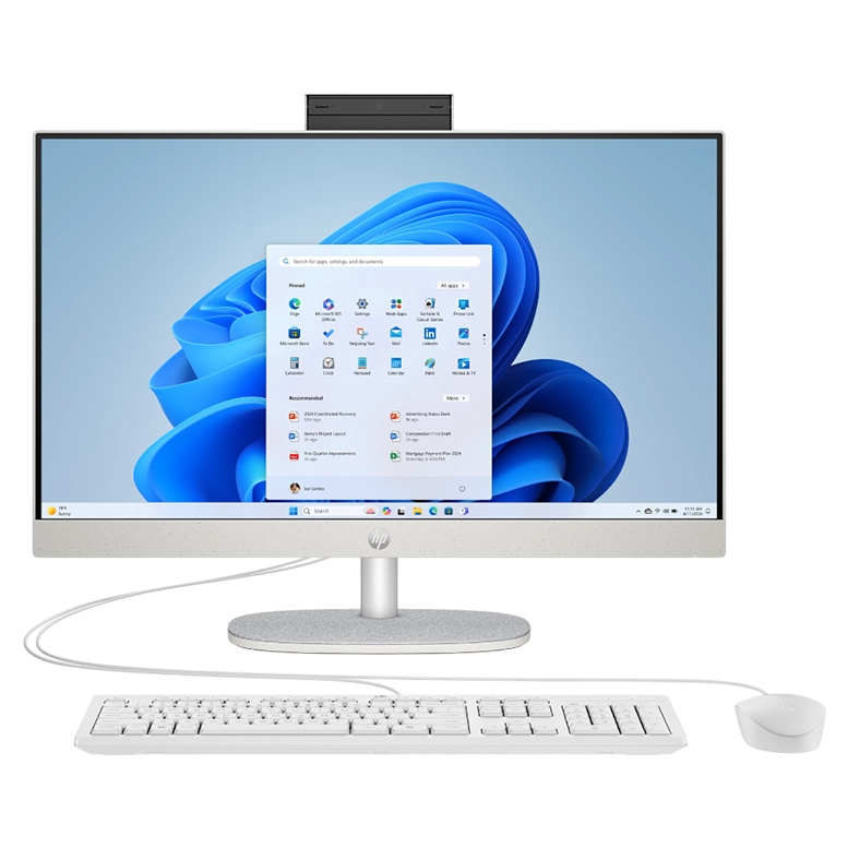 Моноблок HP 24-ct2003ci, Ryzen AI 5 340, 32ГБ/1ТБ, 23.8" FHD, Shell White