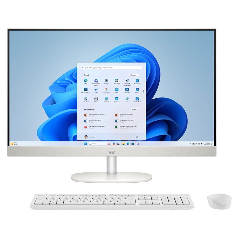 Моноблок HP 27-cr2058ci, Core Ultra 5 225U, 16ГБ/1ТБ, 27" FHD, White