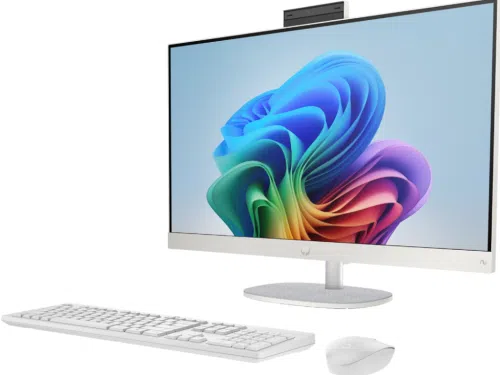 Computer All-in-One HP 27-ct2001ci, Ryzen AI 7 350, 32GB/1TB, 27" FHD, Shell White 3