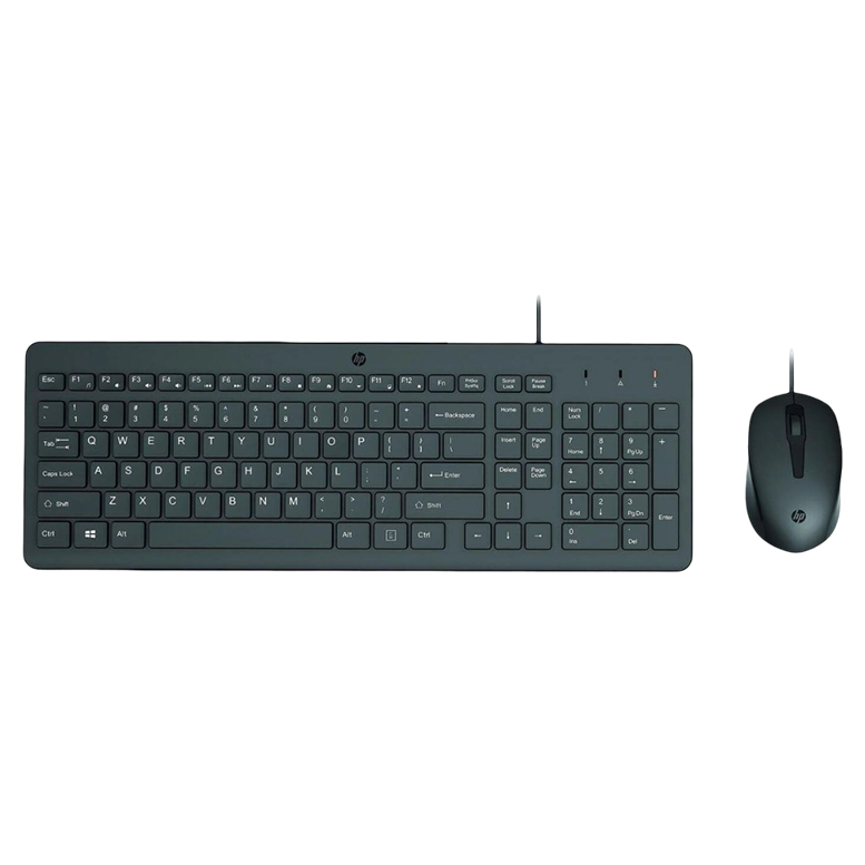 Клавиатура и мышь HP 150, Черный