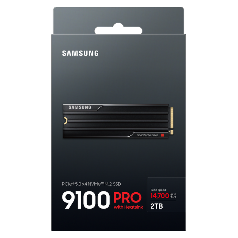 Накопитель SSD Samsung 9100 PRO with Heatsink, Черный 8