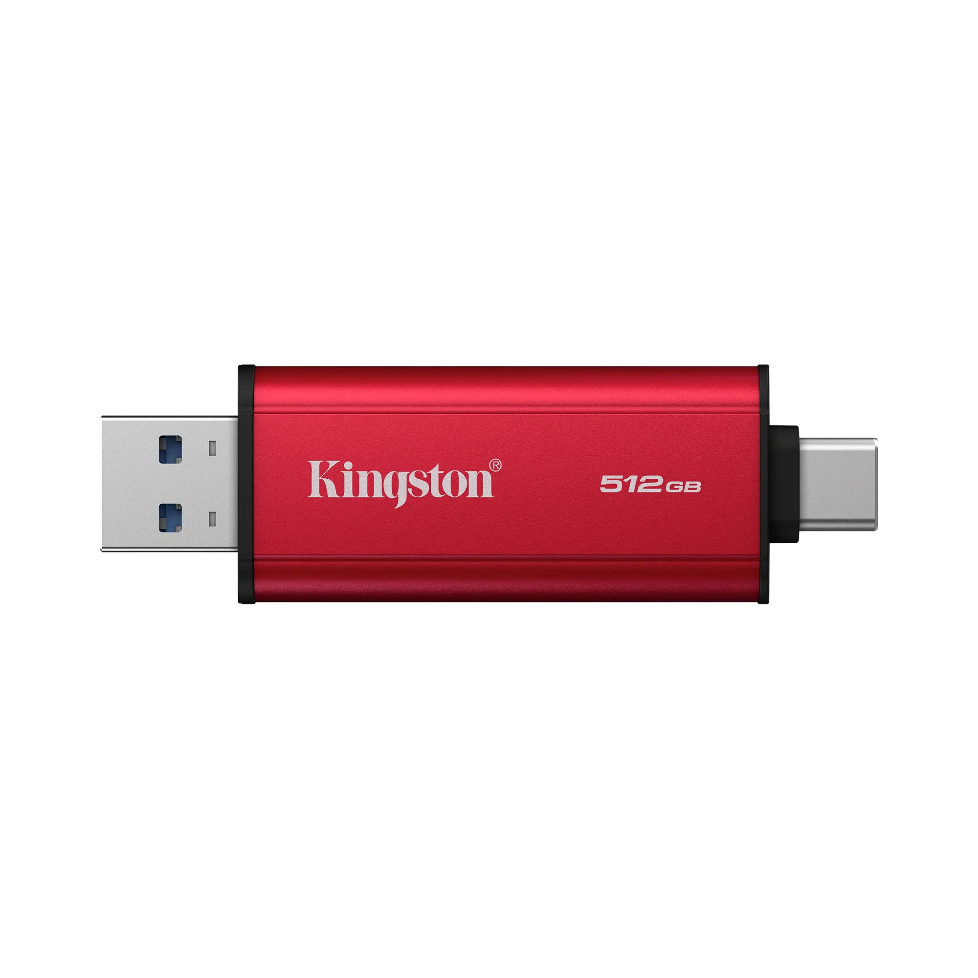 Внешний портативный SSD накопитель Kingston SPSD, 512ГБ, Красный 3