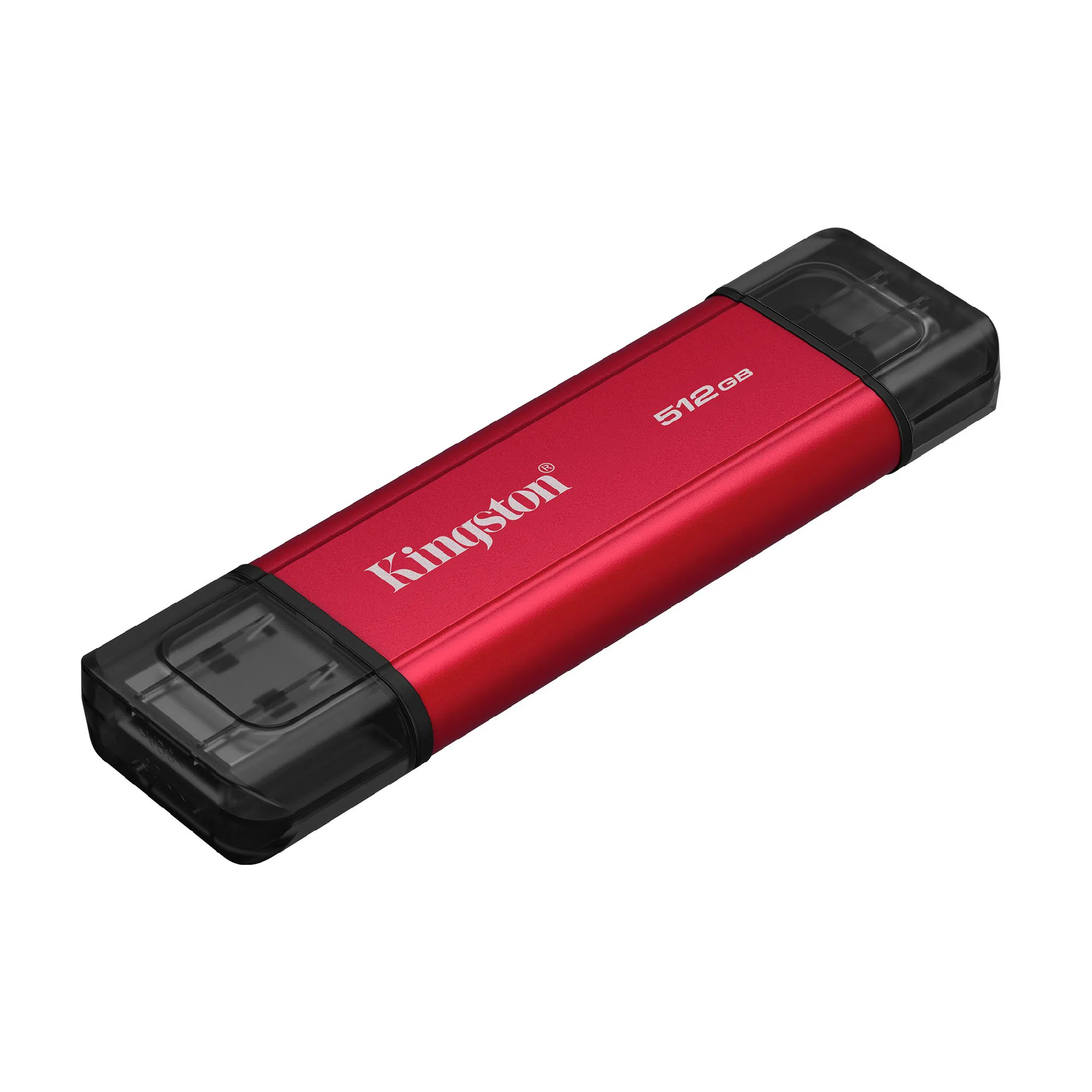 Внешний портативный SSD накопитель Kingston SPSD, 512ГБ, Красный 2