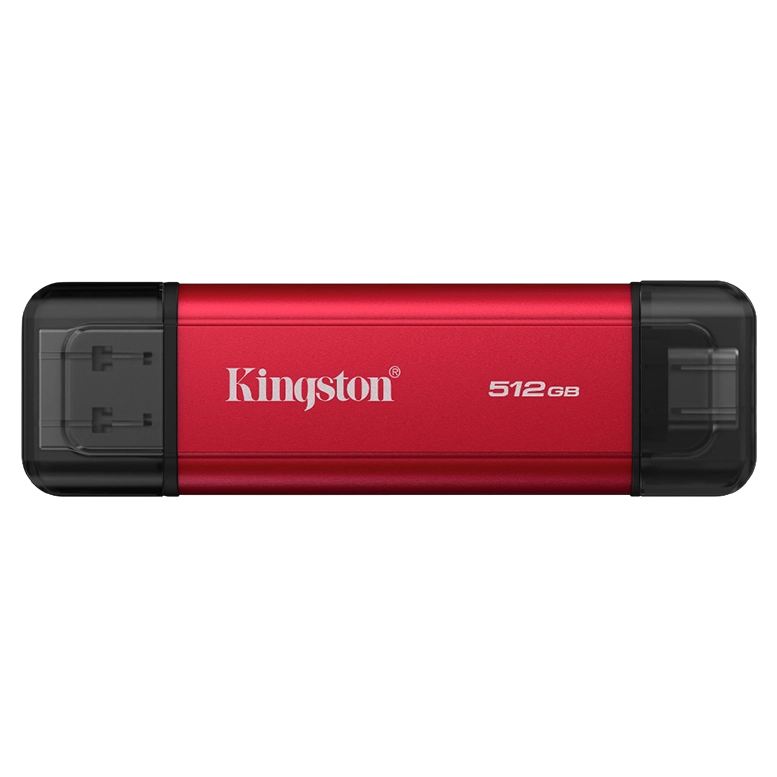Внешний портативный SSD накопитель Kingston SPSD, 512ГБ, Красный