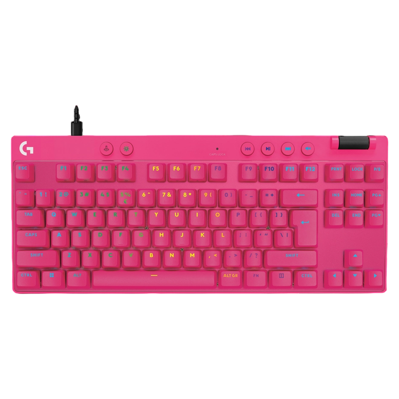 Клавиатура Logitech G Pro X TKL Rapid, Розовый