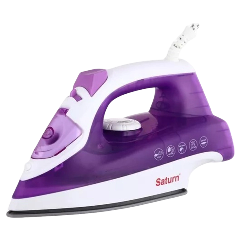 Утюг Saturn ST-CC6120, Белый/Фиолетовый
