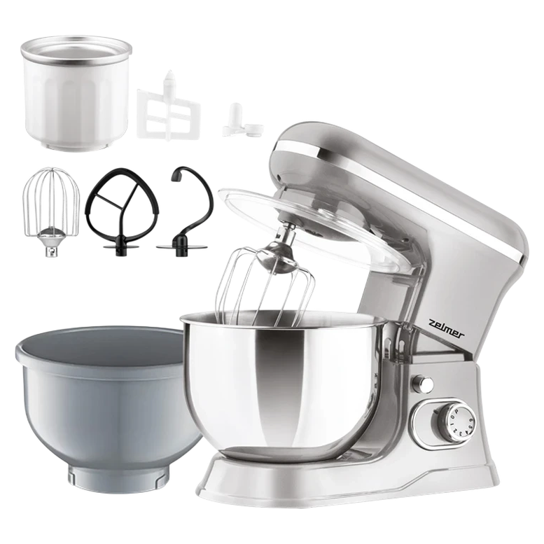 Кухонный комбайн Zelmer ZKR1360, Серебристый 5