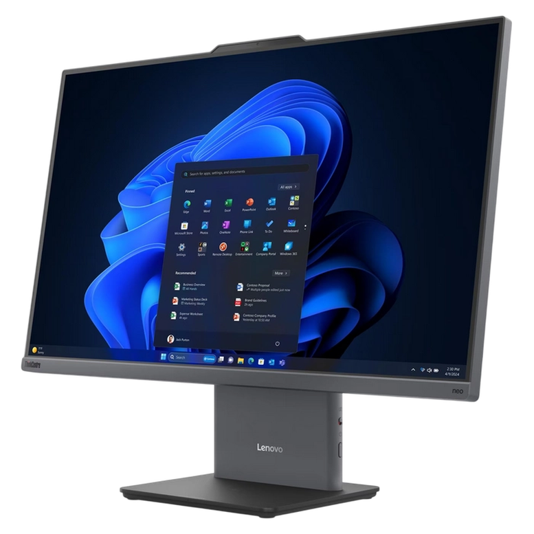 Моноблок Lenovo ThinkCentre neo 55a Gen 6 Touch, AMD Ryzen 7 250, AMD Radeon 740M, 16ГБ/512ГБ, Серый 2