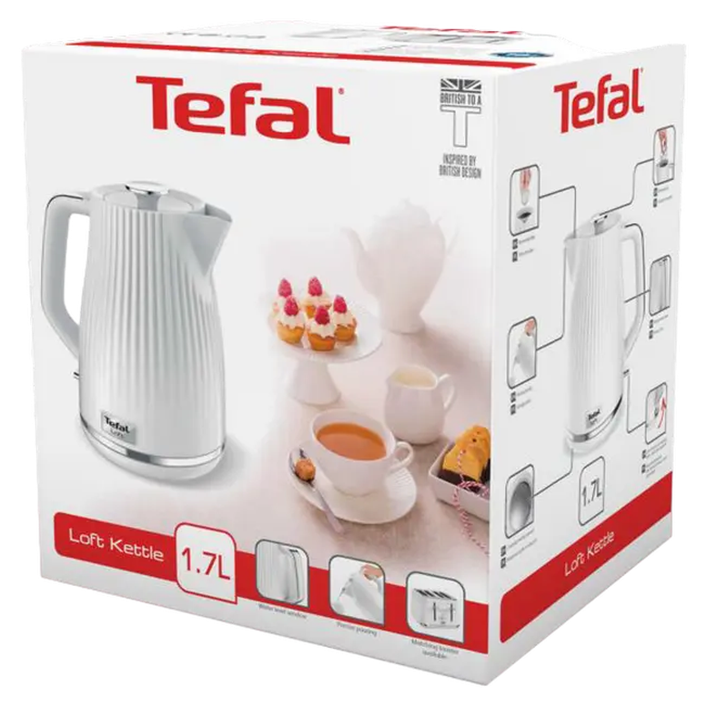 Электрочайник Tefal KO250130, 1.7 л, Белый 4
