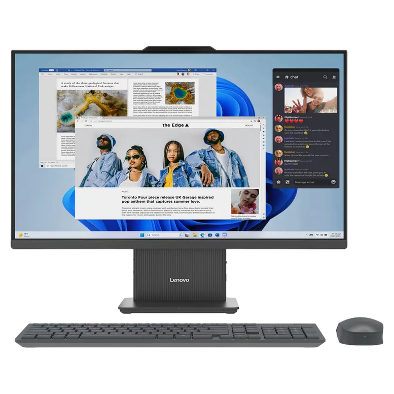 Моноблок Lenovo IdeaCentre AIO 27ARR9, Ryzen 5, 8ГБ/512ГБ, Серый
