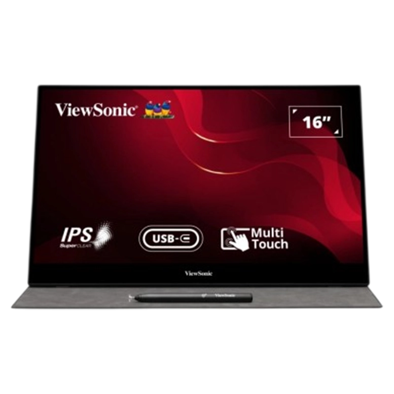Монитор портативный 15.6 дюйма ViewSonic TD1655, Чёрный
