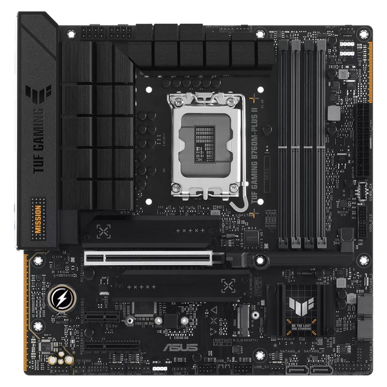 Материнская плата ASUS TUF GAMING B760M-PLUS II, Black 2