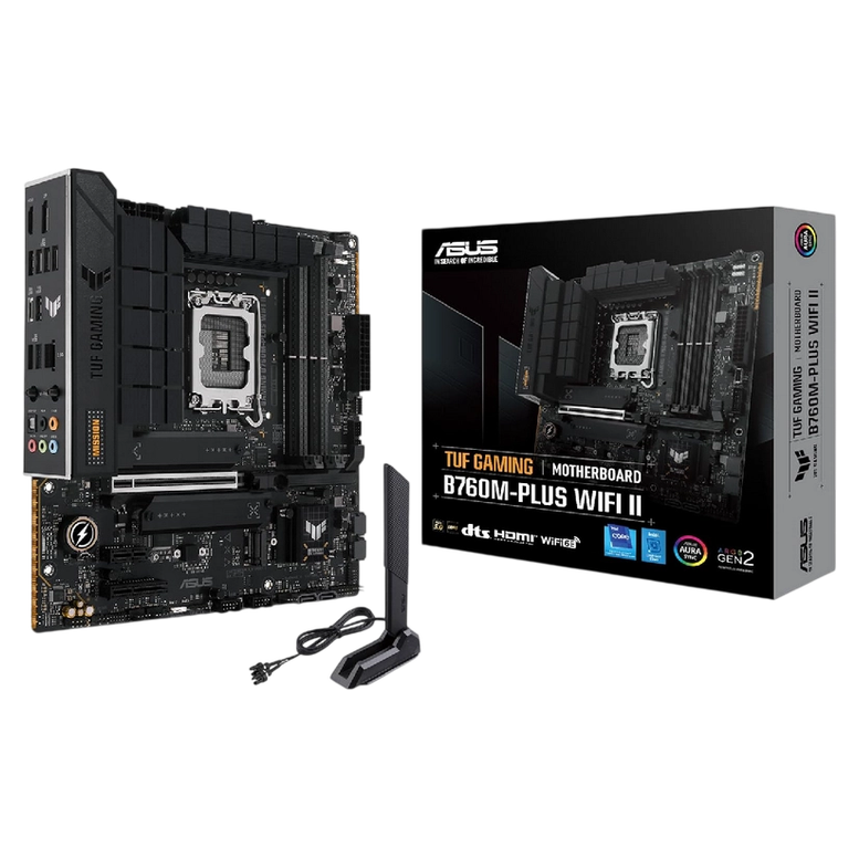 Материнская плата ASUS TUF GAMING B760M-PLUS II, Black