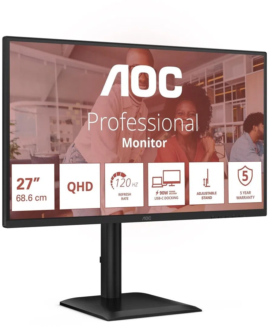 Монитор 27" AOC Q27E4CV, Чёрный 2