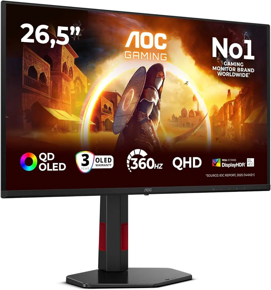 Игровой монитор 26.5" AOC Q27G4SDR, Чёрный 2