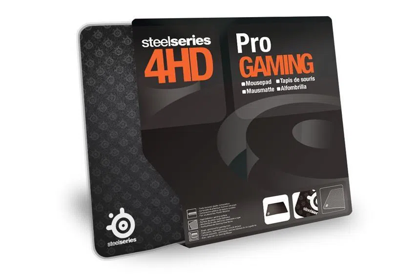 STEELSERIES 4HD / Gaming Mousepad, Dimensions: 290 х 240 х 2 mm, Non-slip rubber base, Plastic surface, Black