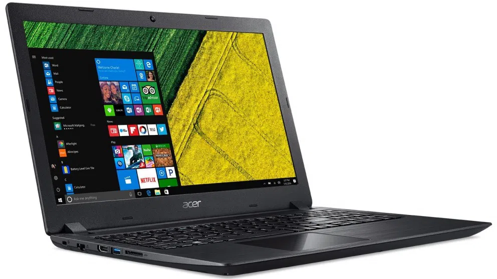 ACER Aspire A315-53 Obsidian Black (NX.H38EU.023) 15.6" FullHD (Intel® Core™ i3-8130U 2.20-3.40GHz (Kaby Lake), 8GB DDR4 RAM, 1.0TB HDD, Intel® UHD Graphics 620, w/o DVD, WiFi-AC/BT, 2cell, 0.3MP CrystalEye webcam, RUS, Linux, 2.1kg) 3