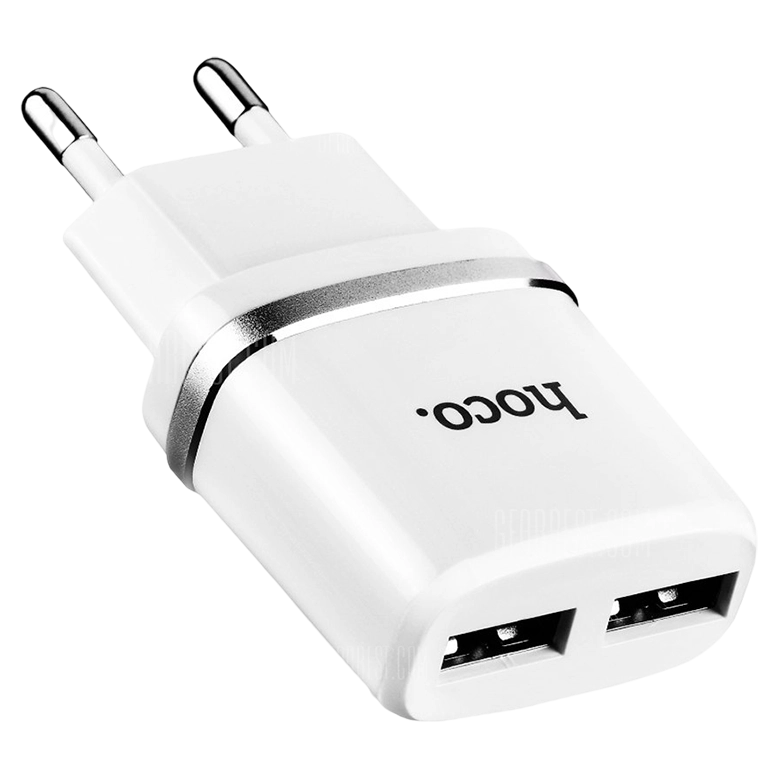 Зарядное устройство Hoco C12 White (Lightning cable)