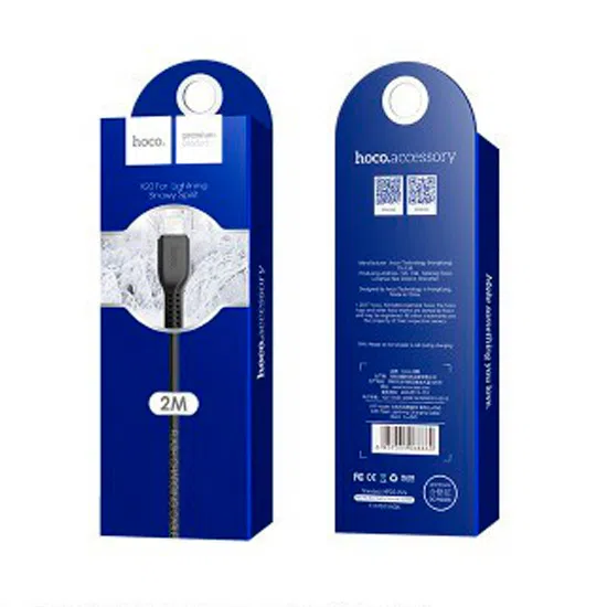 HOCO X20 Flash lightning charging cable,(L=2M) white 3