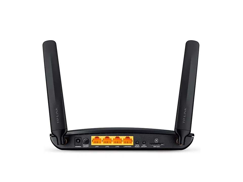 TP-LINK Archer MR200  AC750 Dual Band Wireless 4G LTE Router, 2T2R, SimCard slot, 433Mbps 5GHz + 300Mbps 2.4GHz, 802.11ac/n/g/b, 1 WAN + 3 LAN, 3 Wifi internal / 2 LTE detachable antennas 2