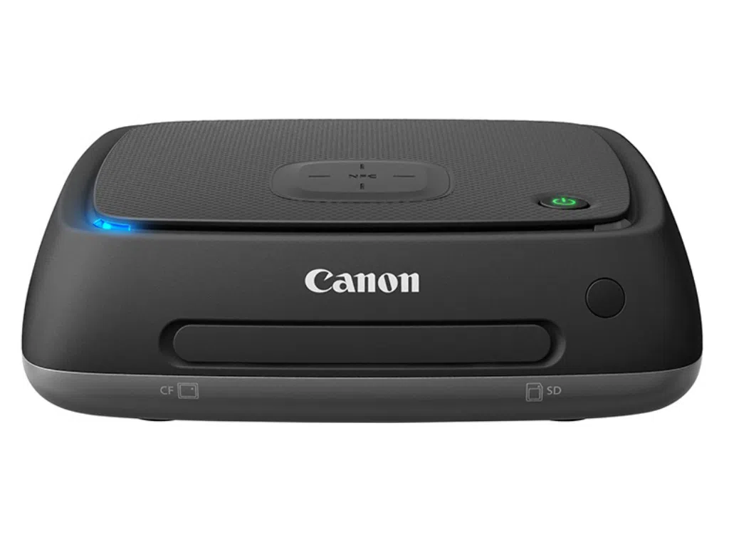 Connect Station Canon CS100CIS, 1TB, NFC, WiFi, HDMI, 10BASE-T, 100BASE-TX, 1000BASE-T, USB2.0, Memory card slots CF/SD + Remote Control CS-RC1 + cloud services or social media like Flickr®, Facebook™, Google™ and irista 4