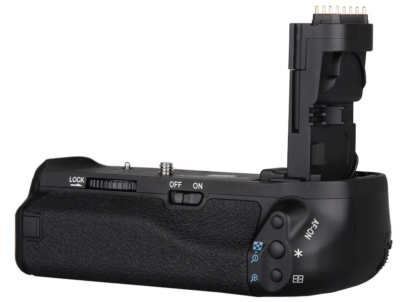 Battery Grip Canon BG-E8 (2 x LP-E8 or 6 x Size-AA), AF-ON button, W310g for EOS 700D,650D,600D,550D, Rebel T5i,T4i,T3i,T2i, Kiss X4 2