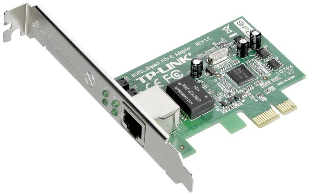 TP-LINK TG-3468, 32-bit Gigabit PCIe Network Interface Card, Realtek RTL8168B, 10/100/1000Mbps Auto-Negotiation RJ45 port, Auto MDI/MDIX 2