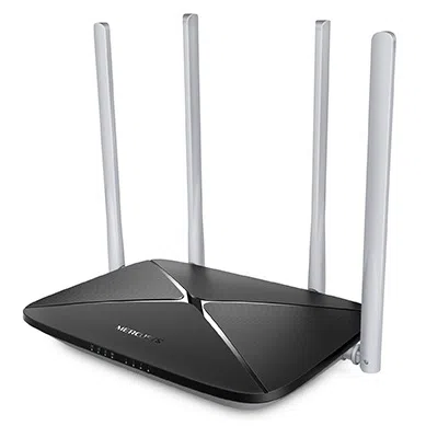 MERCUSYS AC12  AC1200 Dual Band Wireless Router, 867Mbps at 5Ghz + 300Mbps at 2.4Ghz, 802.11ac/a/b/g/n, 1 WAN + 4 LAN, 4 external antennas 3