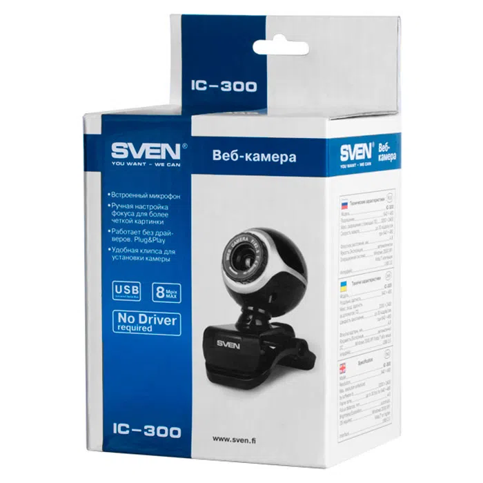 Sven IC-300, Black-Silver 4