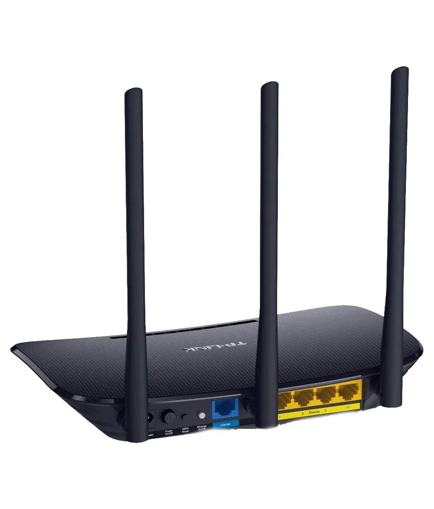 TP-LINK TL-WR940N  N450 Wireless Router, Atheros, 3T3R, 450Mbps on 2.4GHz, 802.11n/b/g, 1 WAN + 4 LAN, with 3 fixed antennas 2