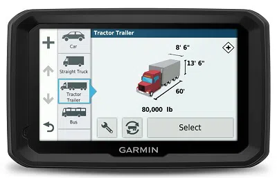 GARMIN dezl 580LMT-D Truck Navigator, Licence map Europe + Moldova, 5.0" LCD (480*272), 16GB, MicroSD, 3D junction view/Attraction, Customized Truck Routing, Truck-specific POIs and Services, IFTA, Up Ahead, Hours of Service, up to 2 hours, 234g 3