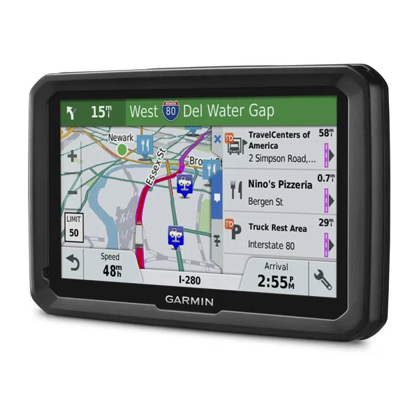 GARMIN dezl 580LMT-D Truck Navigator, Licence map Europe + Moldova, 5.0" LCD (480*272), 16GB, MicroSD, 3D junction view/Attraction, Customized Truck Routing, Truck-specific POIs and Services, IFTA, Up Ahead, Hours of Service, up to 2 hours, 234g