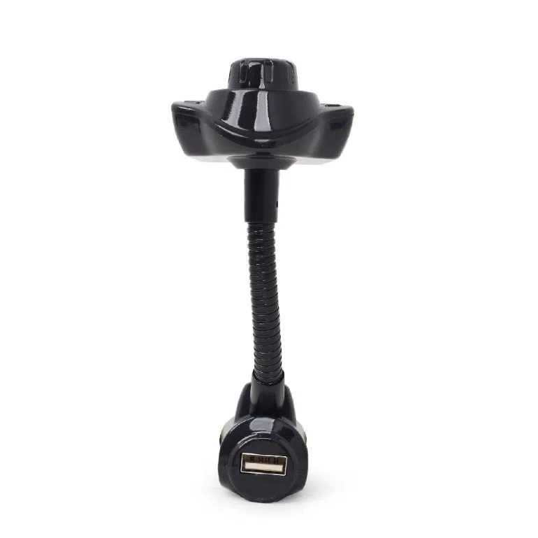 USB Car Charger 3-in-1 carkit - Gembird "BTT-01" Black, FM-radio transmitter 87.5-108MHz, Bluetooth 4.2, USB 3.1 A charger 5V DC up to 3.1 A, 3.5 mm audio input and output