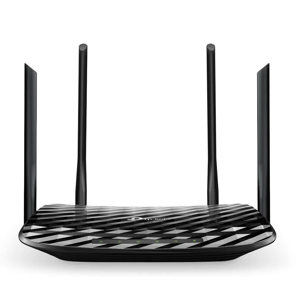 TP-LINK  Archer C6  AC1200 Dual Band Wireless Gigabit Router, Atheros, 867Mbps at 5Ghz + 300Mbps at 2.4Ghz, 802.11ac/a/b/g/n, MU-MIMO, 1 Gigabit WAN + 4 Gigabit LAN, Wireless On/Off and WPS button, 4 external antennas + 1 internal antenna 3