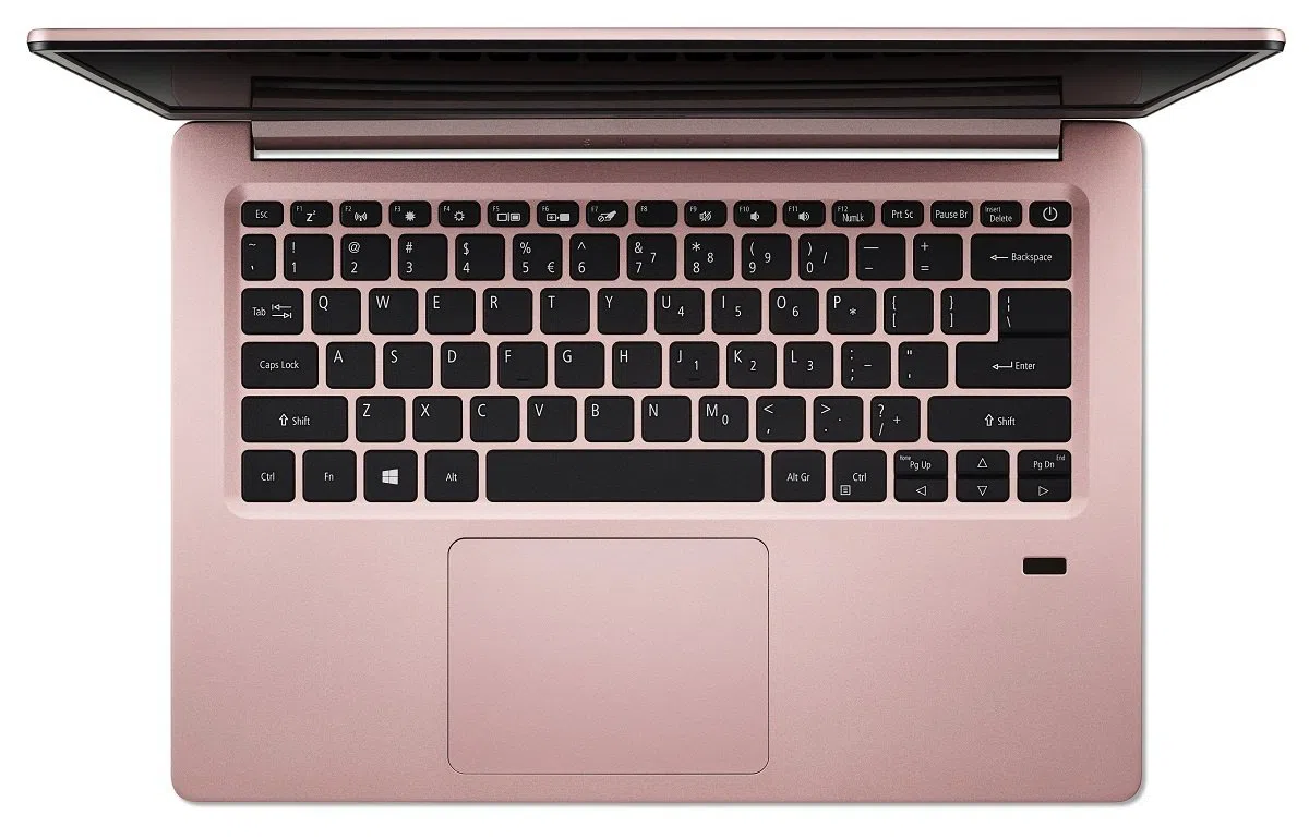 ACER Swift 1 Sakura Pink (NX.GZLEU.007), 14.0" IPS FHD (Intel Pentium Silver N5000 4xCore up to 2.70 GHz, 4GB (1x4) DDR4 RAM, 128GB PCIe NVMe SSD, Intel UHD Graphics 605, CR, WiFi-AC/BT, FPS, Backlit KB, 3cell, HD Webcam, RUS, Linux, 1.3kg, 15mm) 2