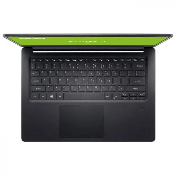 ACER Swift 1 Obsidian Black (NX.H1YEU.015), 14.0" IPS FHD (Intel Pentium Silver N5000 4xCore up to 2.70 GHz, 8GB (1x8) DDR4 RAM, 256GB PCIe NVMe SSD, Intel UHD Graphics 605, CR, WiFi-AC/BT, FPS, Backlit KB, 3cell, HD Webcam, RUS, Linux, 1.3kg, 15mm) 2