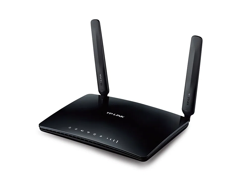 TP-LINK Archer MR200 AC750 Dual Band Wireless 4G LTE Router, 2T2R, SimCard slot, 433Mbps 5GHz + 300Mbps 2.4GHz, 802.11ac/n/g/b, 1 WAN + 3 LAN, 3 Wifi internal / 2 LTE detachable antennas 3