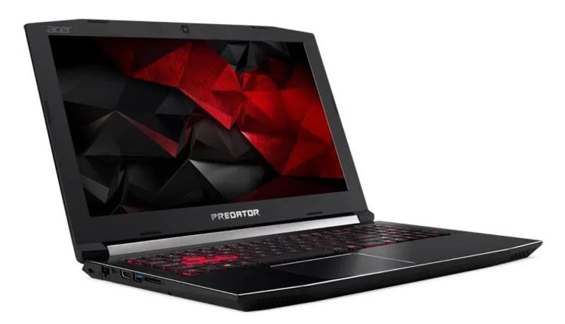 ACER PREDATOR HELIOS PH315-51 Obsidian Black (NH.Q3FEU.009) 15.6" FullHD IPS (Intel® Hexa-core™ i7-8750H 2.20-4.10GHz (Coffee L), 16Gb DDR4 RAM, 256Gb SSD/1.0TB HDD,GeForce® GTX1060 6Gb DDR5,CardReader,WiFi-AC/BT, 8cell, HD Webcam, RUS,Linux,2.70kg) 3