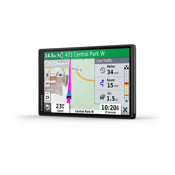 GARMIN DriveSmart 55 & Live Traffic, Licence map Europe+Moldova, 5.40" LCD (1200*720), MicroSD, Garmin Guidance 2.0, Junction view, Lane assist, Foursquare POIs, Lifetime traffic updates, Speaks street names, Battery life up to 1 hours, 150g 3