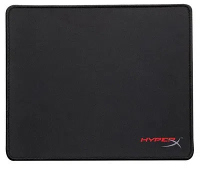 HYPERX FURY S Gaming Mouse Pad Medium from Kingston, Natural Rubber, Size 360mm x 300mm x 3.5 mm, Seamless, Stitched edges, Densely woven surface for accurate optical tracking, Compatible with optical or laser mice, Black