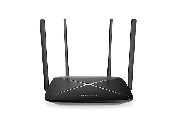MERCUSYS AC12G  AC1200 Dual Band Wireless Gigabit Router, 867Mbps at 5Ghz + 300Mbps at 2.4Ghz, 802.11ac/a/b/g/n, 1 Gigabit WAN + 3 Gigabit LAN, 4 external antennas 3