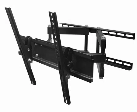 TV-Wall Mount for 26-55"- Gembird "WM-55RT-03", Rotate & Tilt, max. 50 kg, Rotation 90°, Tilting angle 15°, Distance TV to Wall: 125-470 mm, max. VESA 400 x 400, Black