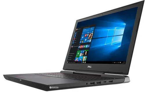 DELL Inspiron Gaming 15 G5 Black (5587), 15.6" IPS UHD (Intel® Hexa-core™ i7-8750H 2.20-4.10GHz (Coffee L), 16GB(2x8) DDR4 RAM, 1.0TB+512GB SSD,GeForce® GTX1060 6Gb DDR5, CardReader, WiFi-AC/BT5.0, 4cell,HD720p Webcam, Backlit KB, RUS, Ubuntu,2.61kg) 2