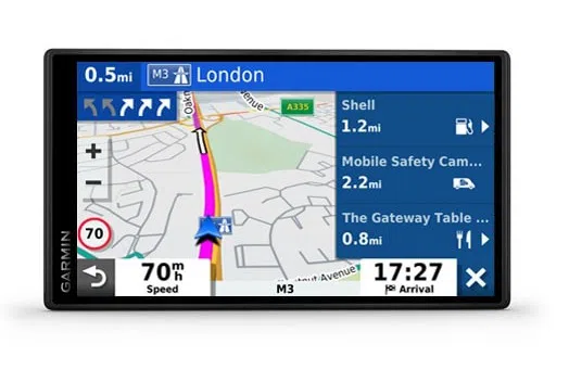 GARMIN DriveSmart 55 & Live Traffic, Licence map Europe+Moldova, 5.40" LCD (1200*720), MicroSD, Garmin Guidance 2.0, Junction view, Lane assist, Foursquare POIs, Lifetime traffic updates, Speaks street names, Battery life up to 1 hours, 150g