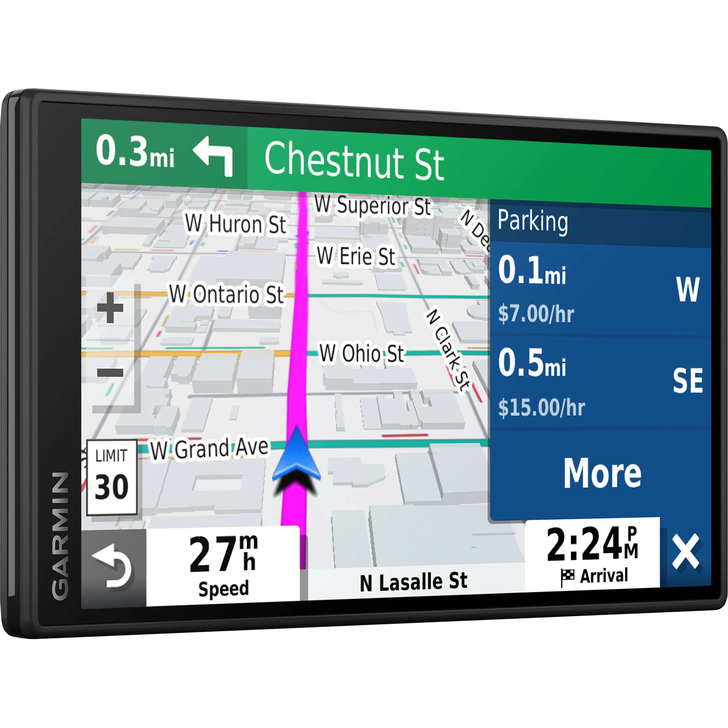 GARMIN DriveSmart 55 & Digital Traffic, Licence map Europe+Moldova, 5.40" LCD (1200*720), MicroSD, Garmin Guidance 2.0, Junction view, Lane assist, Foursquare POIs, Lifetime traffic updates, Speaks street names, Battery life up to 1 hours,150g 3