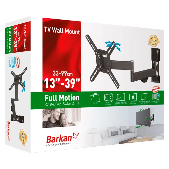 Кронштейн ТВ Barkan 2400, Black 3