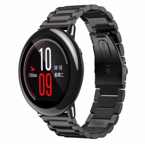 Ремешок металлический 22mm Black 2